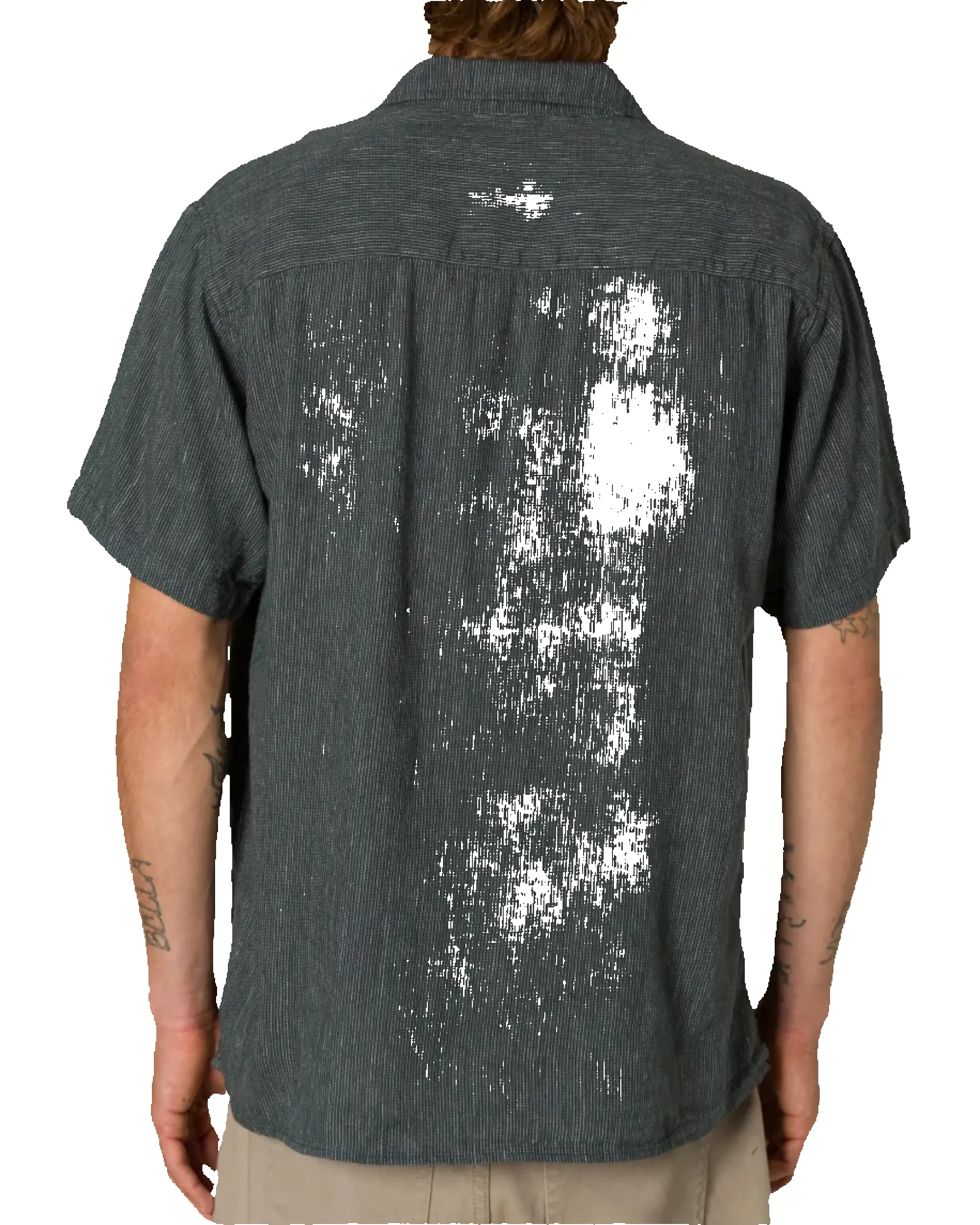 Teller Stripe Shirt Black Wash sold by Camp Brand Goods product image thumbnail 3