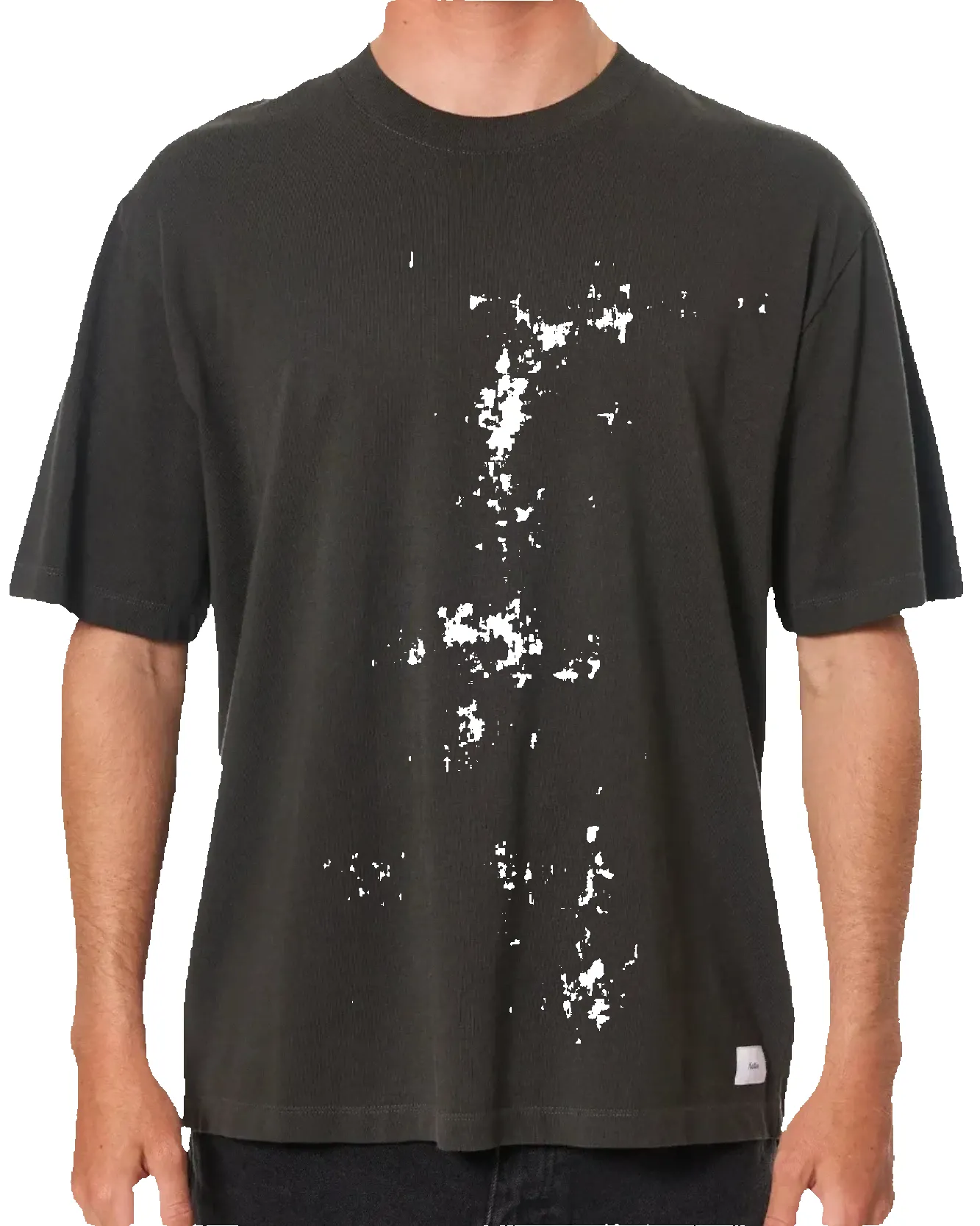 Box Fit Heritage Tee Black Wash sold by Camp Brand Goods product image thumbnail 2