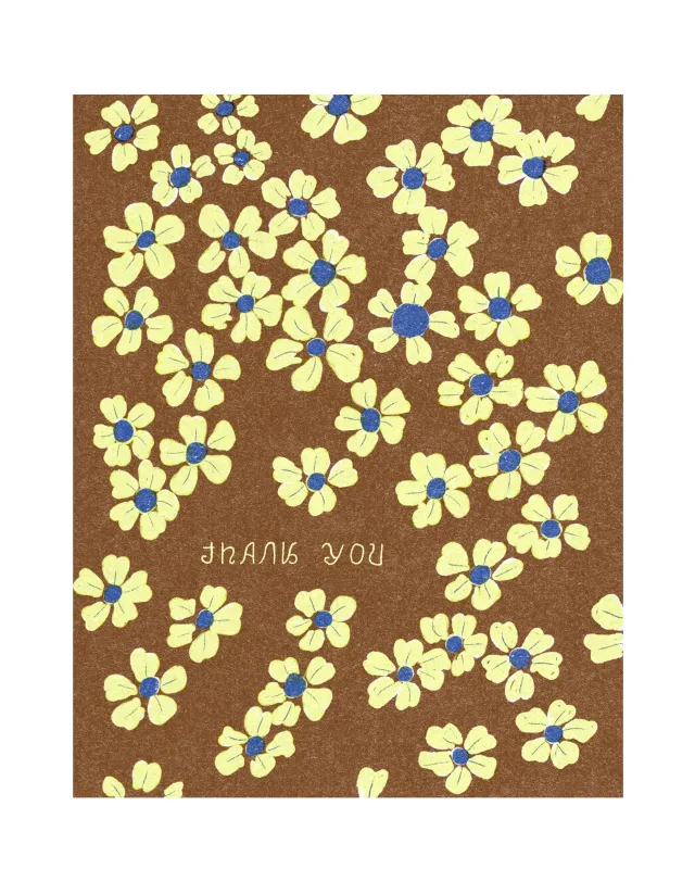 Thank You Flowers Card made by Camp Brand Goods