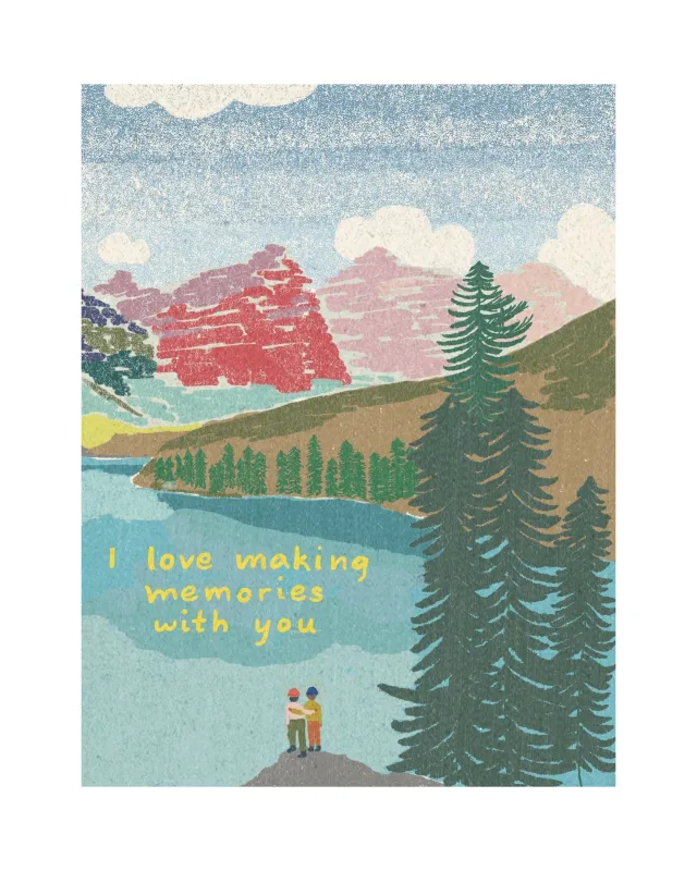 Making Memories with You Card sold by Camp Brand Goods