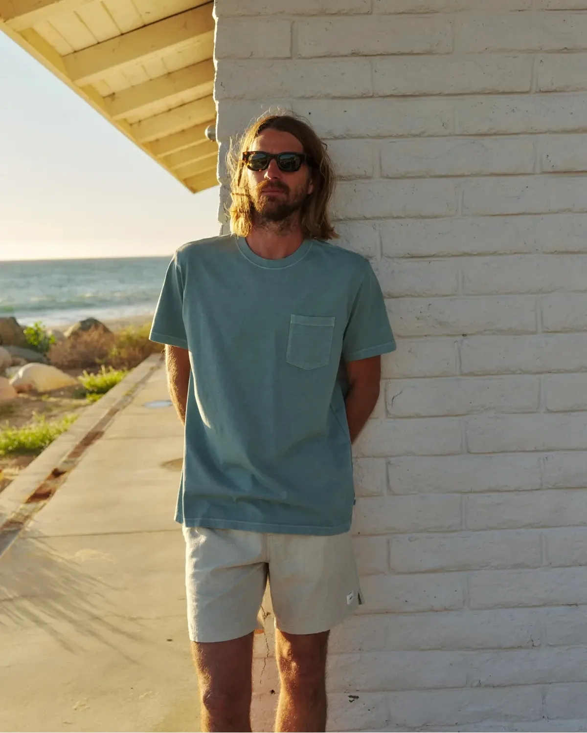 Base Tee Air Force Blue sold by Camp Brand Goods product image thumbnail 4