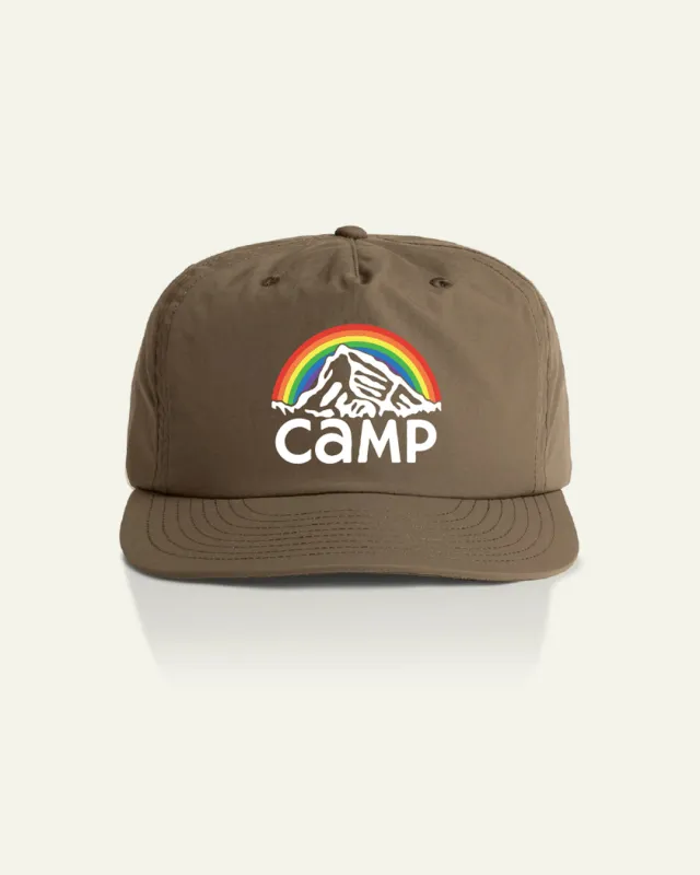 In It Together Nylon Camp Hat - Walnut made by Camp Brand Goods