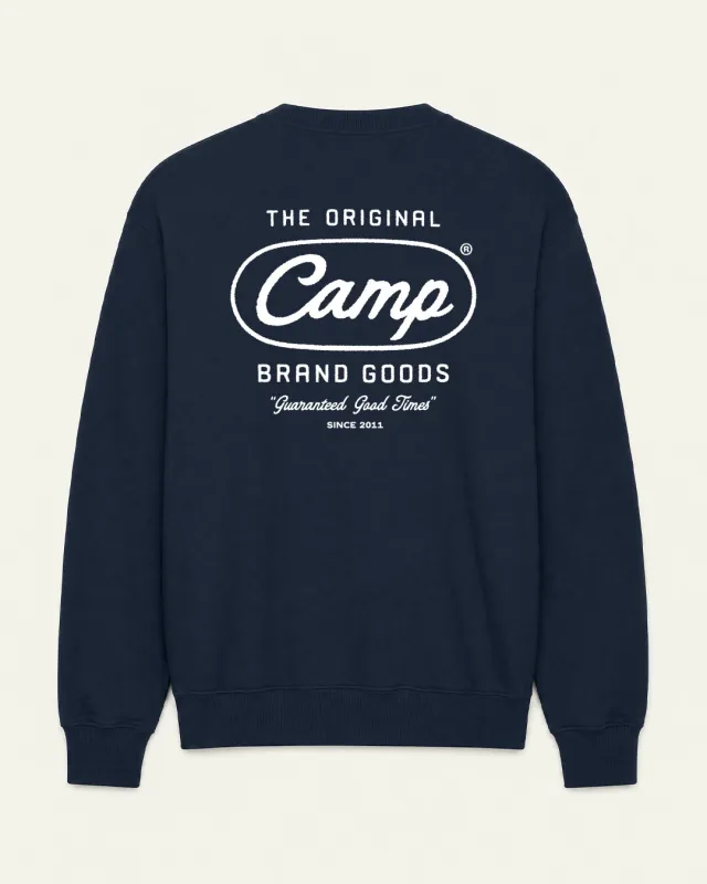 Motor Co. Everyday Crewneck - Midnight Blue made by Camp Brand Goods