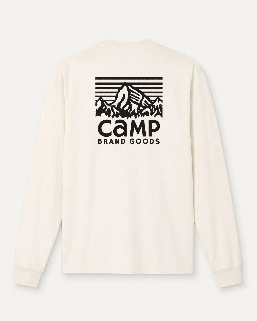 Heritage Logo Vintage Longsleeve - Off White sold by Camp Brand Goods