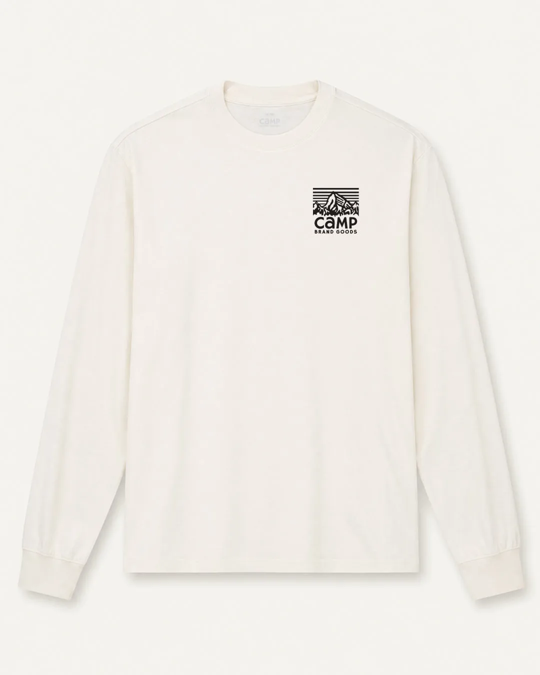 Heritage Logo Vintage Longsleeve - Off White sold by Camp Brand Goods product image thumbnail 2