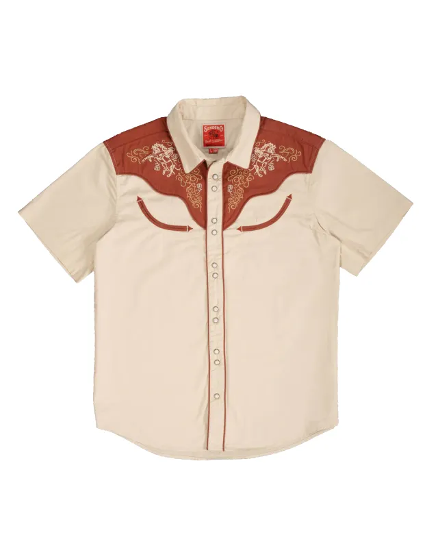 The Cody Western Shirt - Oat made by Sendero Provisions CO