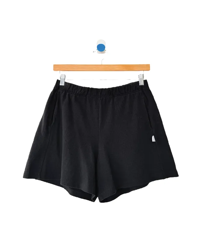 Flared Basketball Shorts Black made by Le Bon Shoppe