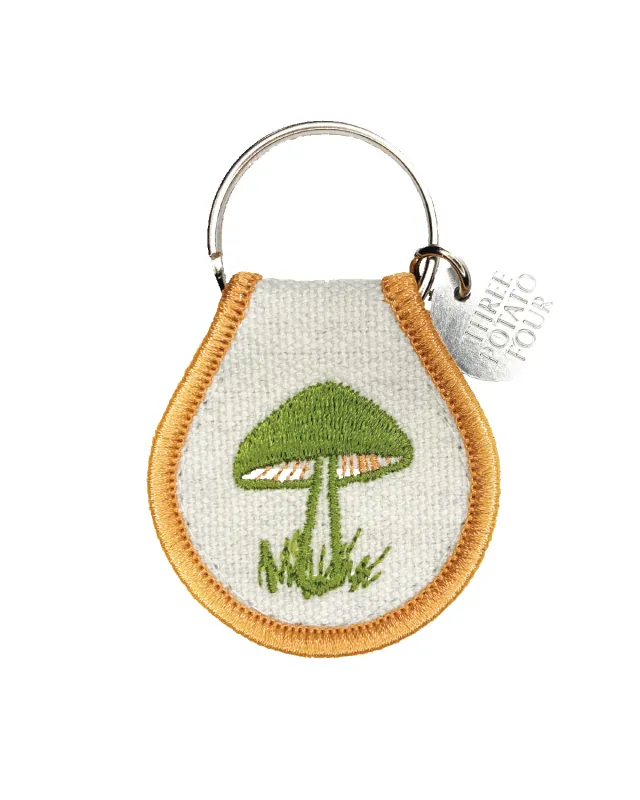 Patch Keychain - Mushroom made by Three Potato Four