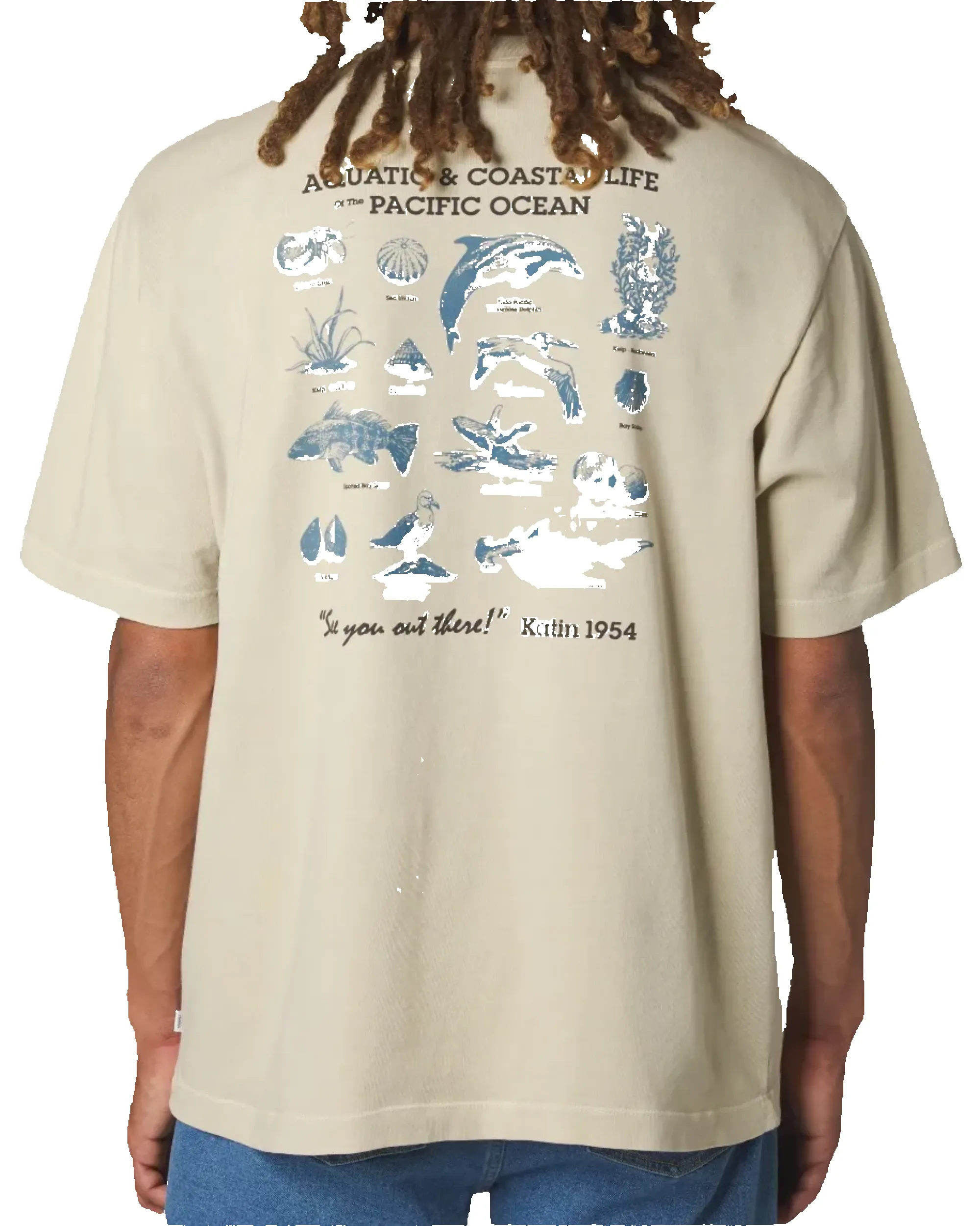 Conservation Box Fit Tee Pelican sold by Camp Brand Goods product image thumbnail 2