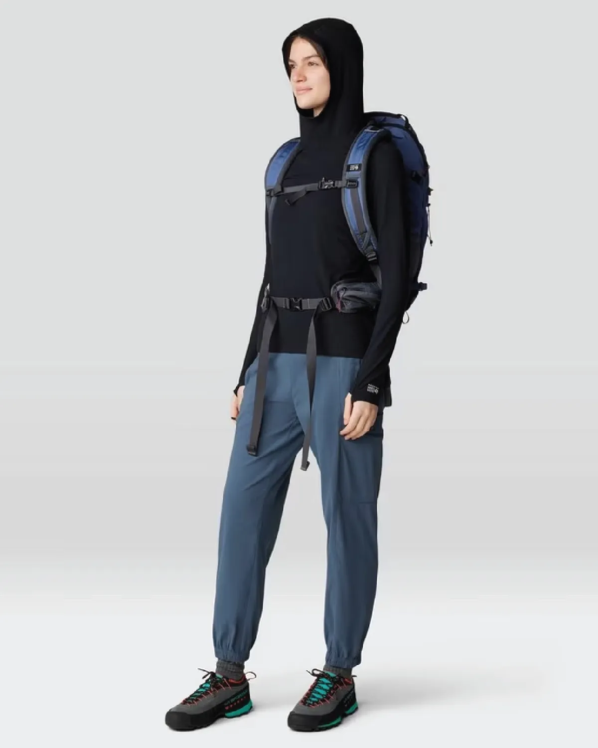 Women's Butter Up Long Sleeve Hoody - Black sold by Camp Brand Goods product image thumbnail 2