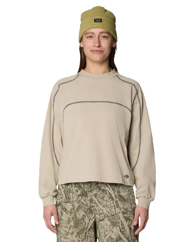 Women's Hardwear Supply Long Sleeve Shirt - Fossil made by Mountain Hardwear