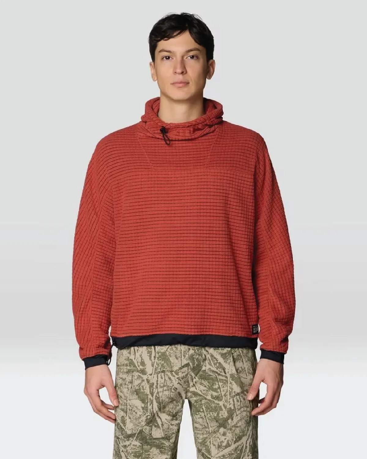Men's Summit Grid Big Grid Hoody - Mars Red sold by Camp Brand Goods product image thumbnail 2