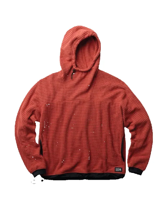 Men's Summit Grid Big Grid Hoody - Mars Red made by Mountain Hardwear