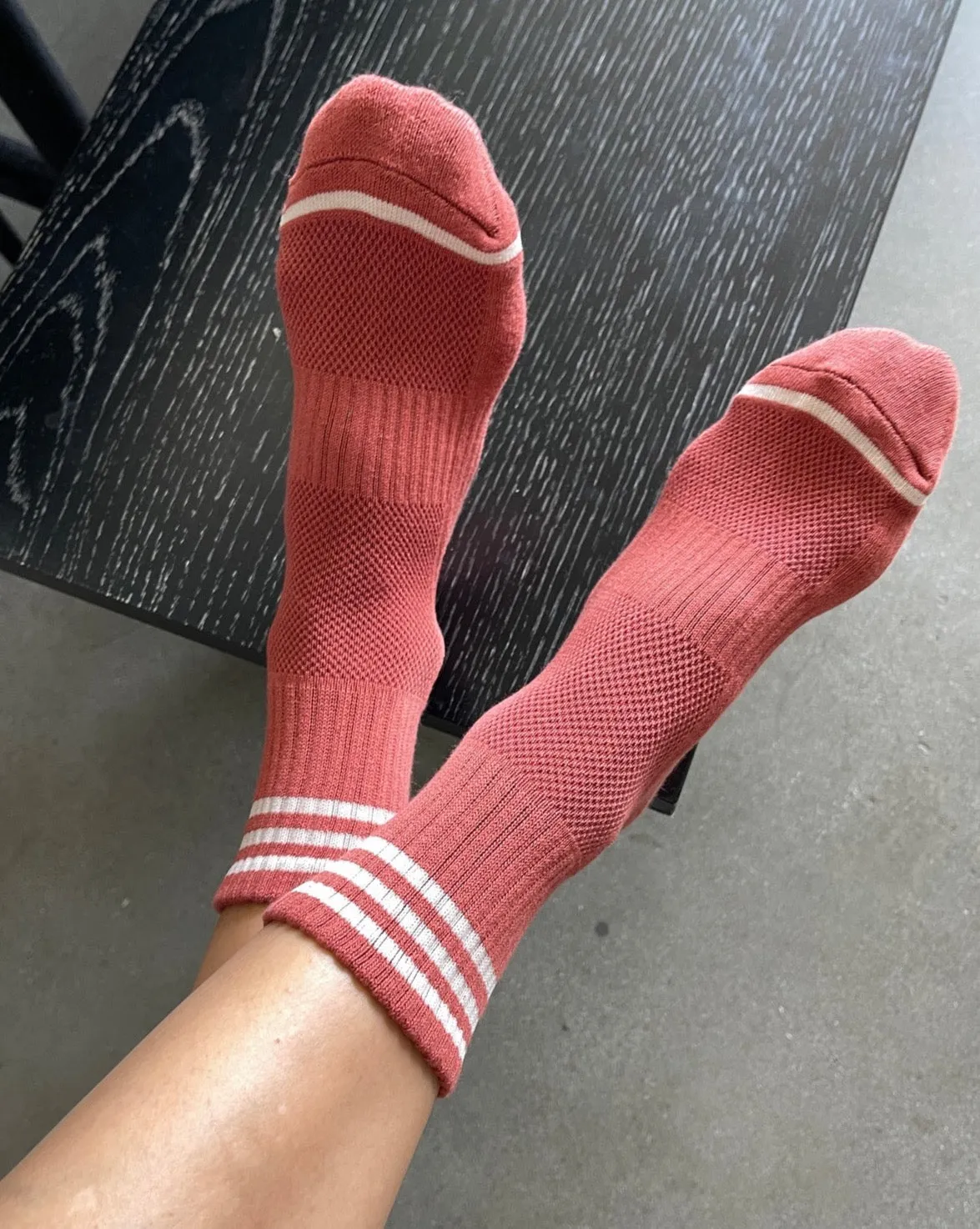 Girlfriend Socks Terracotta sold by Camp Brand Goods product image thumbnail 3
