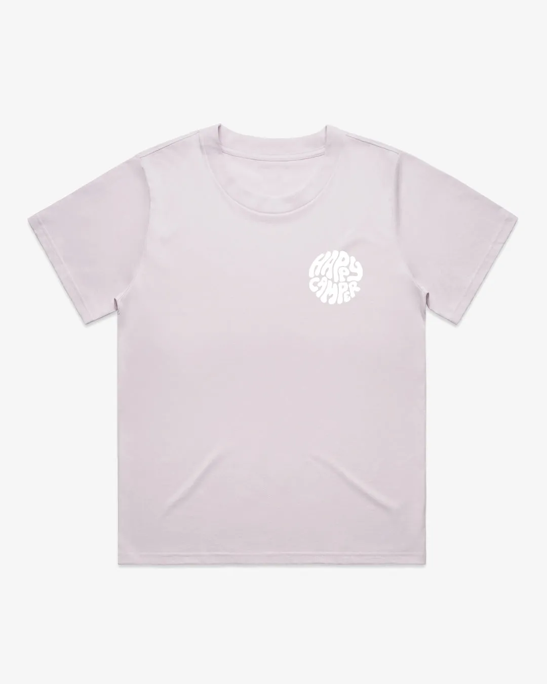 Happy Camper Crest W Easy Tee sold by Camp Brand Goods