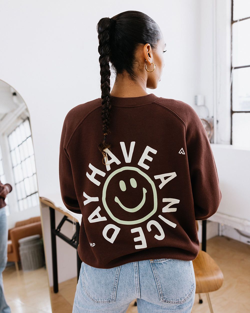 Nice Day Box-Cut Sweatshirt sold by Camp Brand Goods product image thumbnail 2