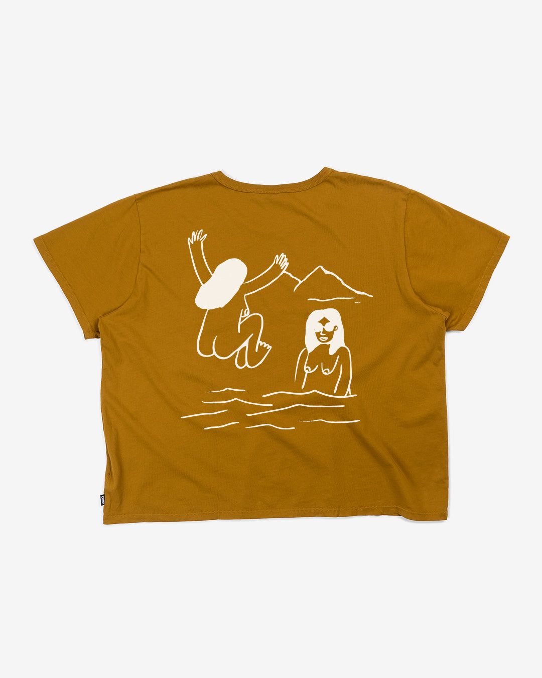 Skinny Dippers Box-Cut Tee sold by Camp Brand Goods product image thumbnail 2