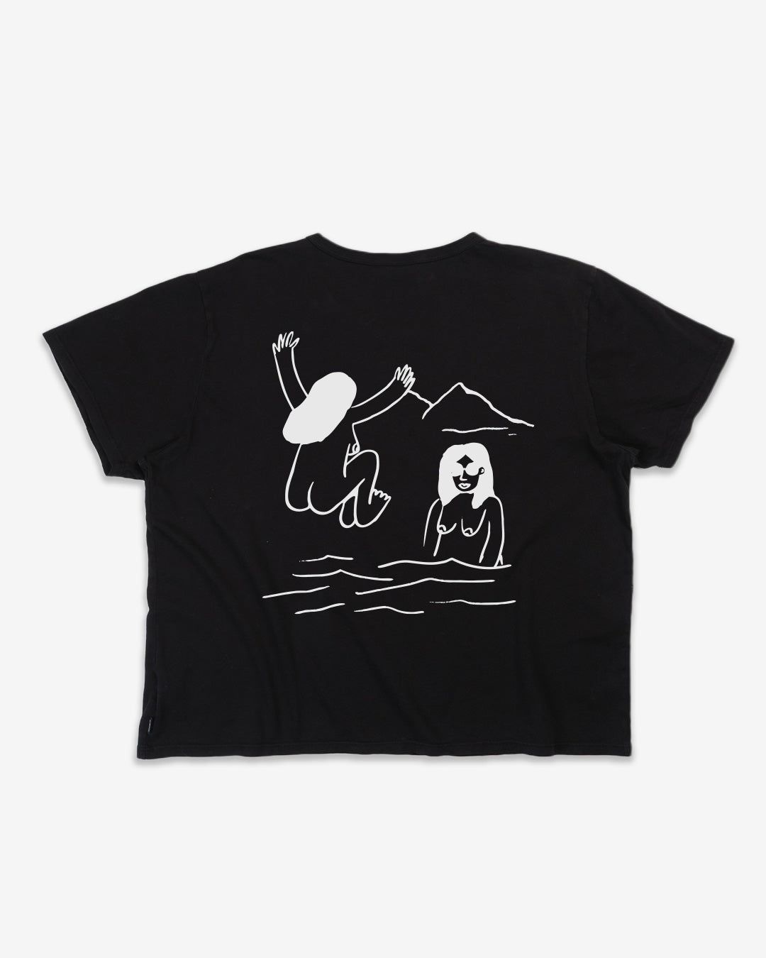 Skinny Dippers Box-Cut Tee sold by Camp Brand Goods product image thumbnail 4
