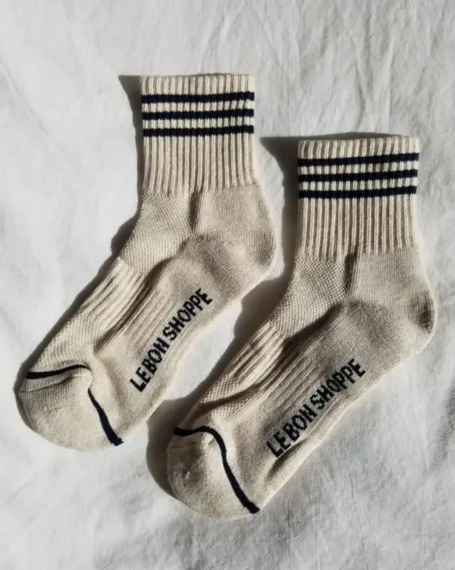 Girlfriend Socks Oatmeal sold by Camp Brand Goods