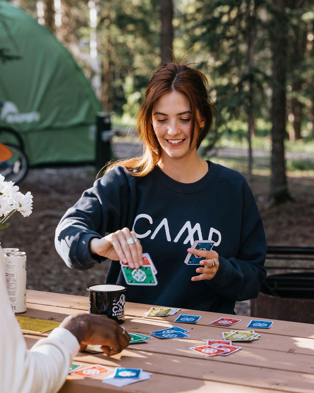 Original Logo Box-Cut Sweatshirt sold by Camp Brand Goods product image thumbnail 2
