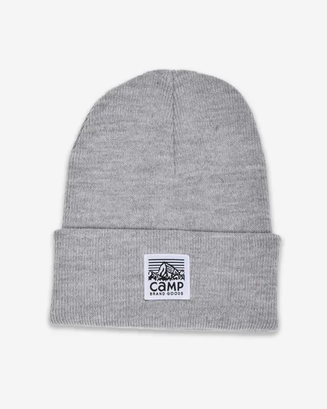 Heritage Logo Toque - Grey Heather sold by Camp Brand Goods