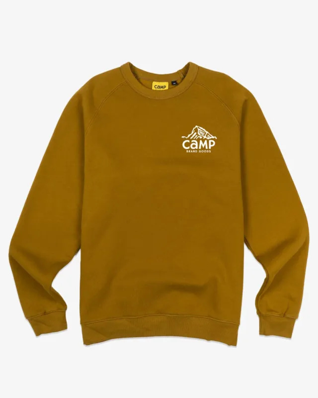 Peak Logo Classic Sweatshirt sold by Camp Brand Goods
