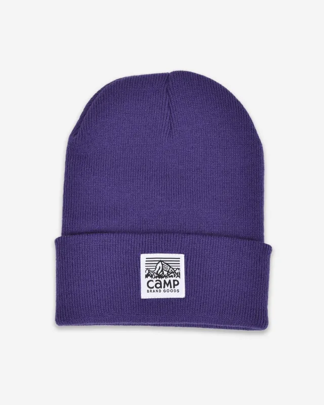 Heritage Logo Toque - Mulberry sold by Camp Brand Goods