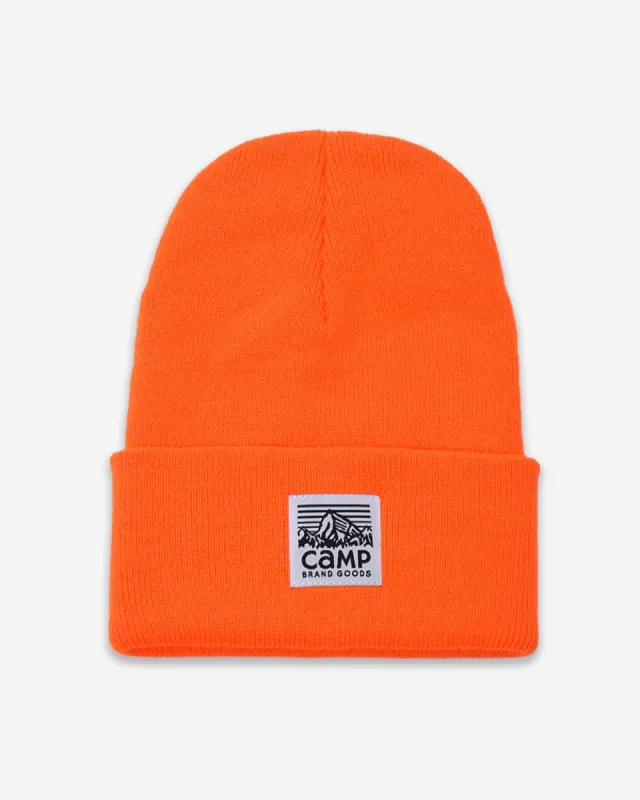 Heritage Logo Toque - Orange sold by Camp Brand Goods