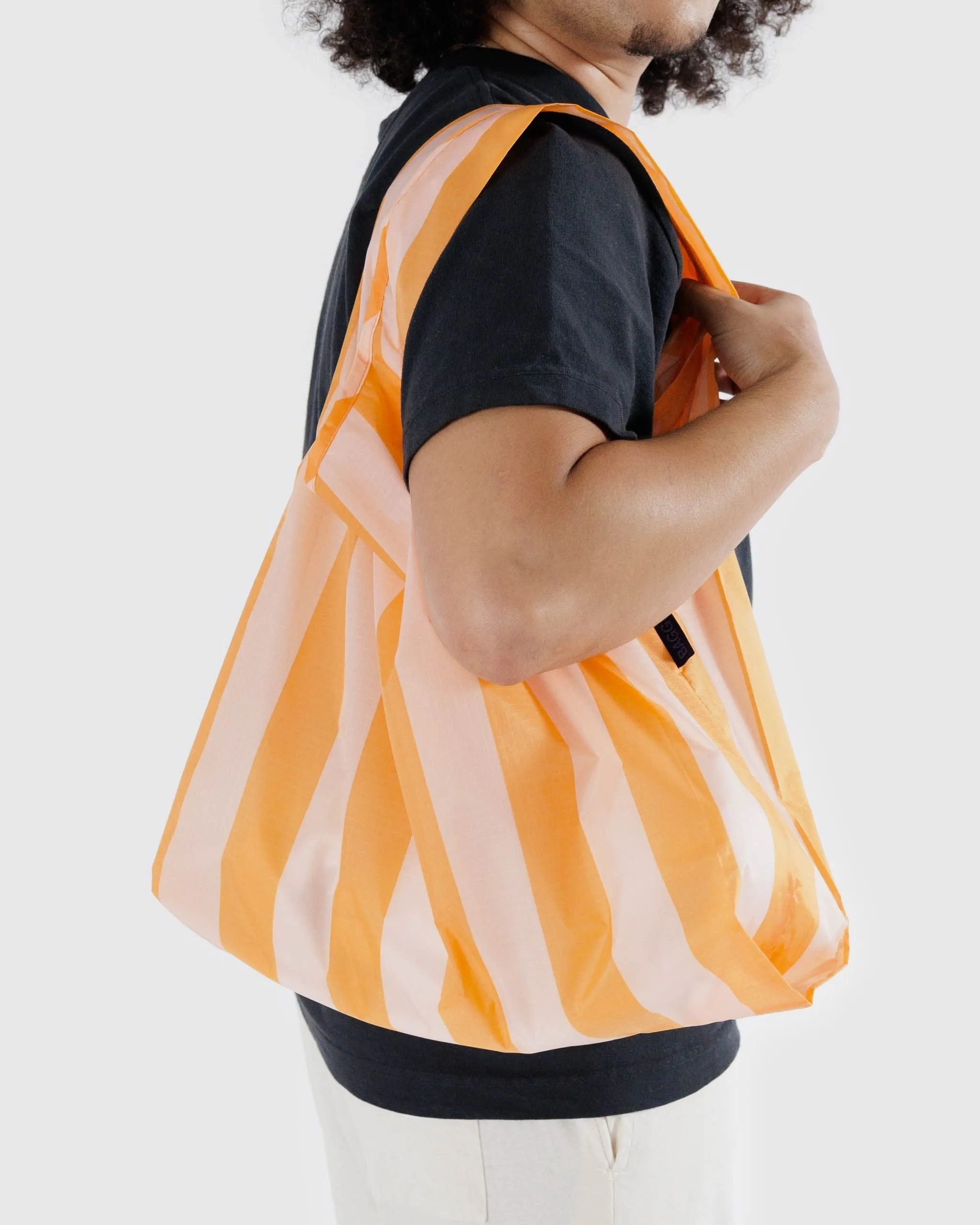 Standard Baggu Tangerine Wide Stripe sold by Camp Brand Goods product image thumbnail 2