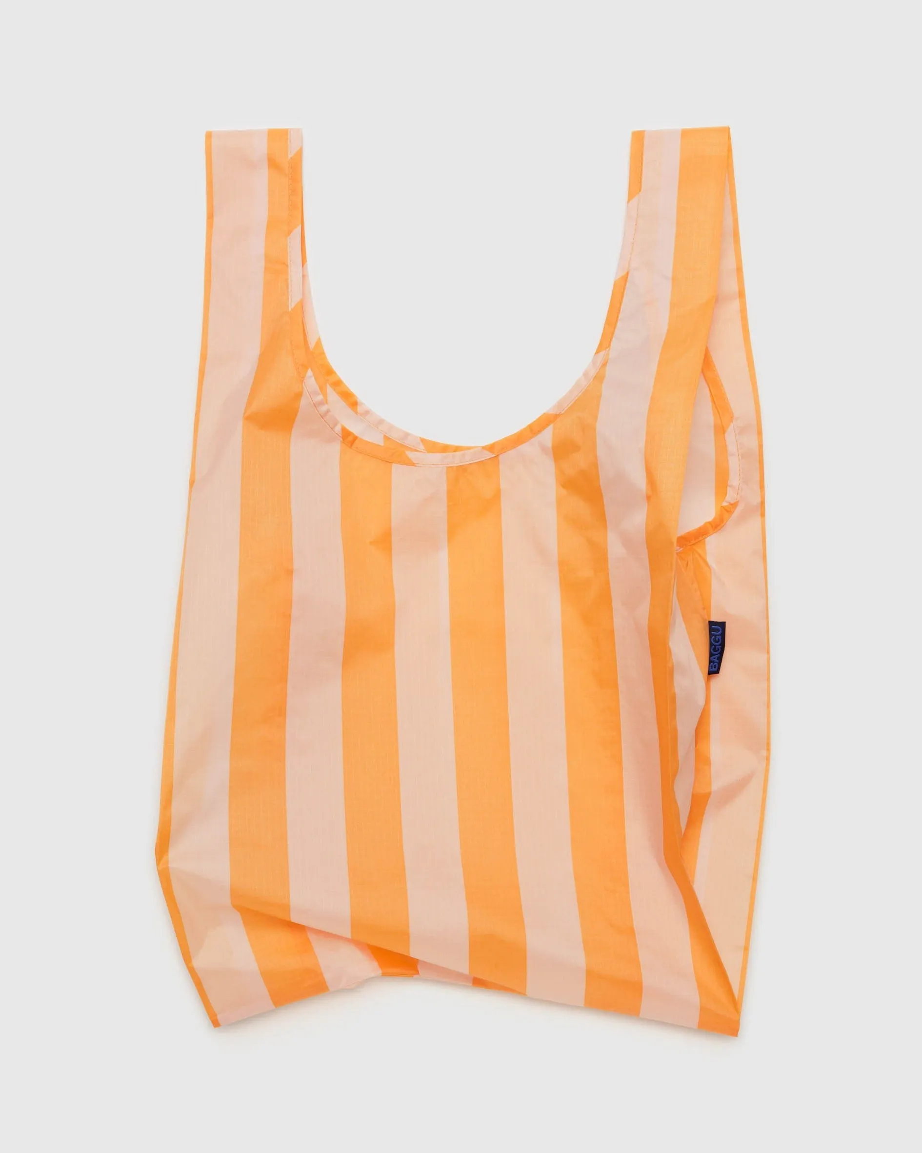 Standard Baggu Tangerine Wide Stripe sold by Camp Brand Goods