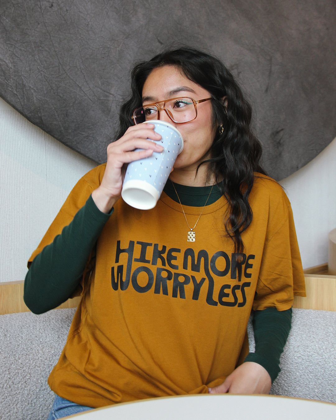 Hike More Oversized T-Shirt sold by Camp Brand Goods product image thumbnail 3