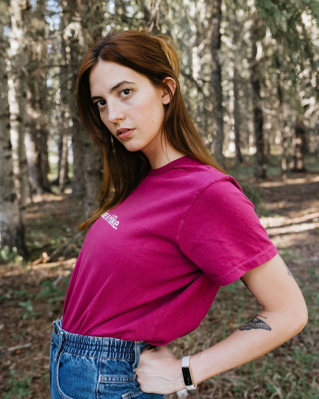 Take A Hike Boxy T-Shirt sold by Camp Brand Goods product image thumbnail 2