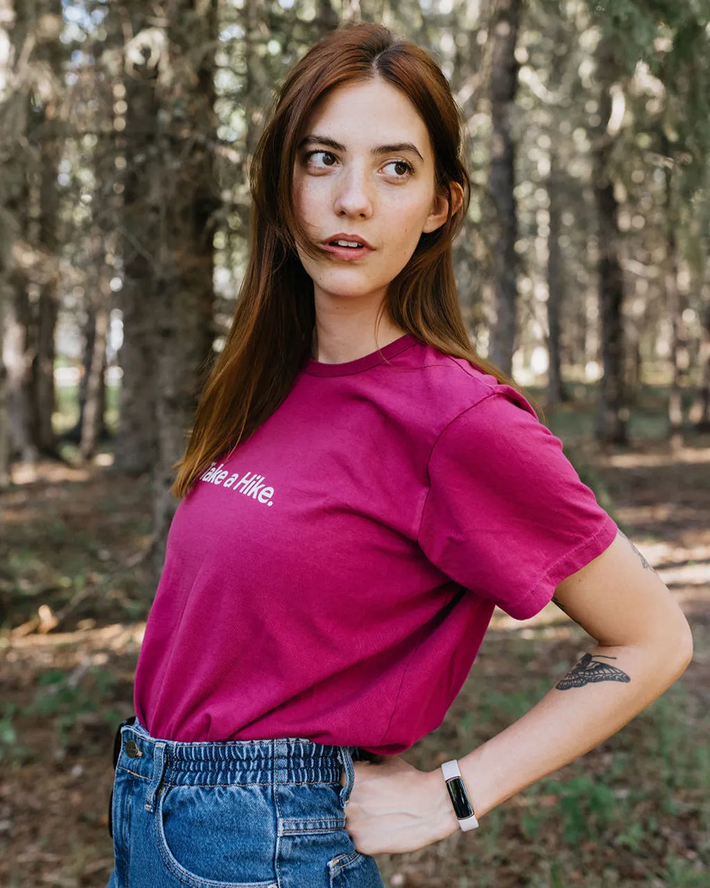 Take A Hike Boxy T-Shirt sold by Camp Brand Goods product image thumbnail 3