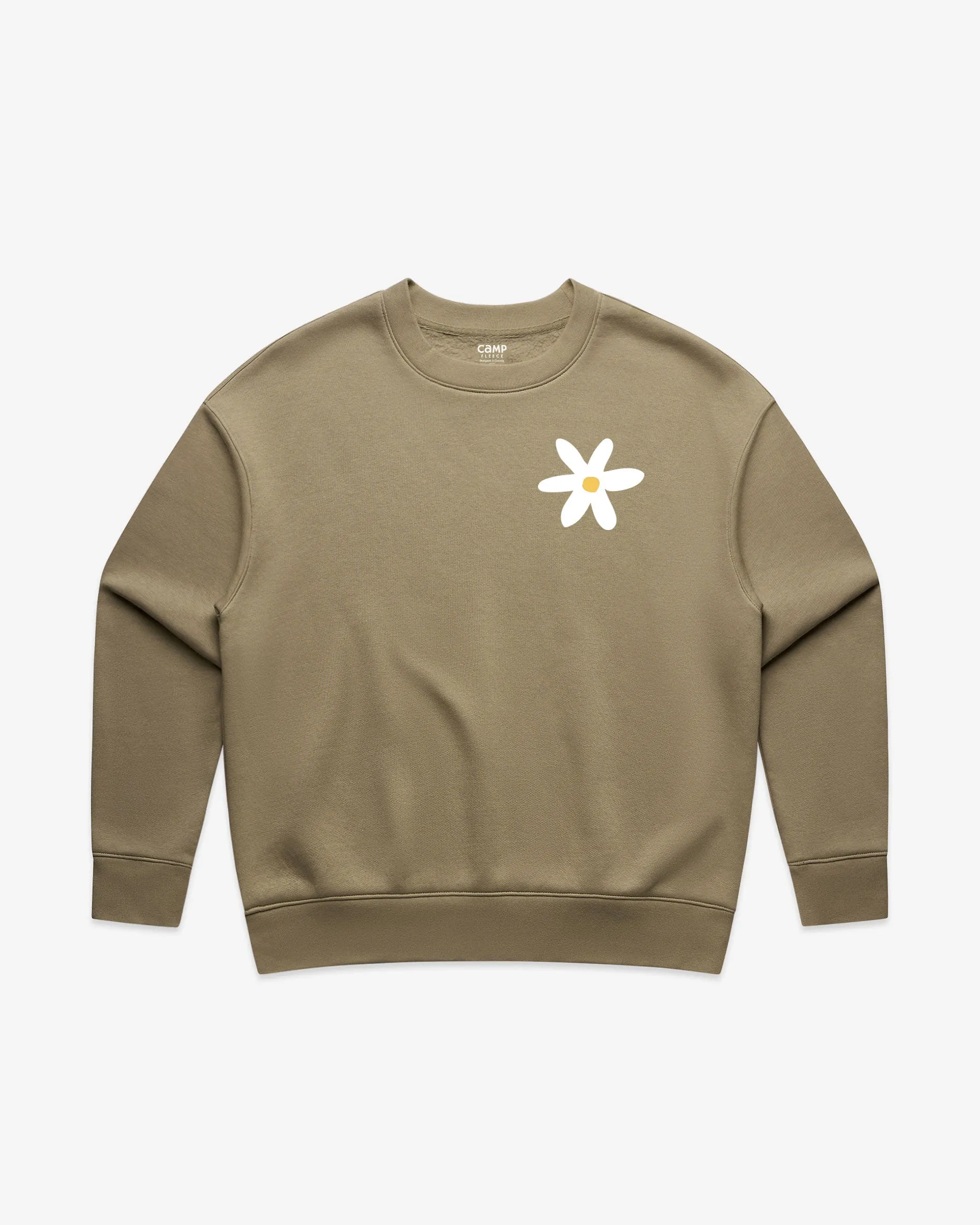 Slow and Steady W Crew - Sand sold by Camp Brand Goods