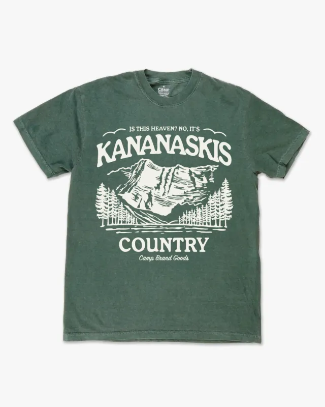 Kananaskis Vintage Tee - Faded Pine sold by Camp Brand Goods