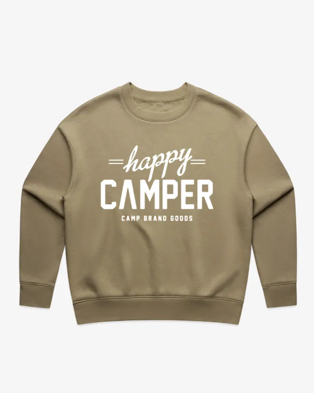 Happy Camper W Crew sold by Camp Brand Goods