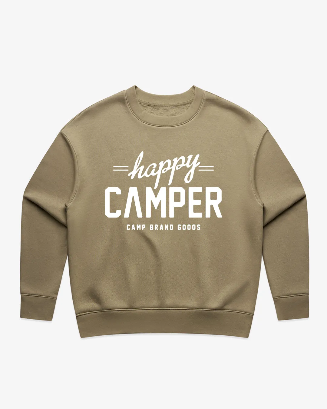 Happy Camper W Crew sold by Camp Brand Goods