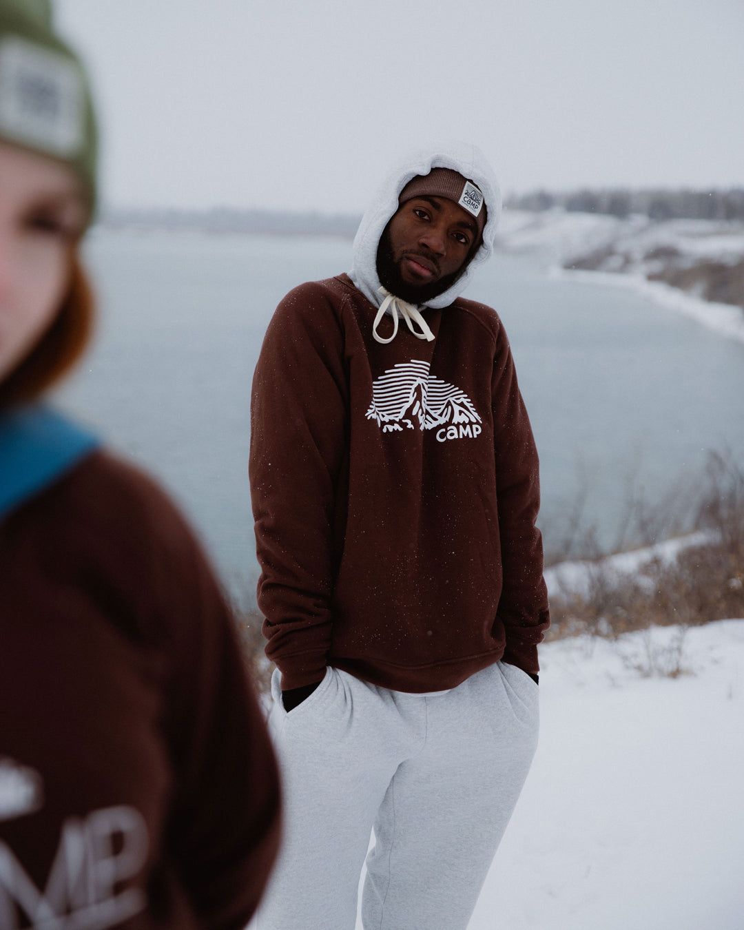 Mountain Arch Classic Sweatshirt sold by Camp Brand Goods product image thumbnail 2