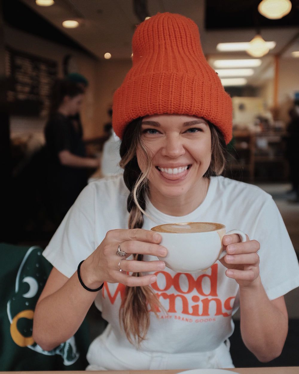 Womens Boxy T-Shirt - Good Morning sold by Camp Brand Goods product image thumbnail 3