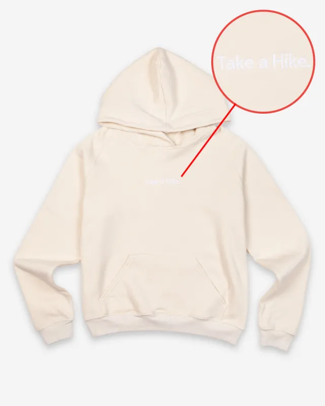 Take A Hike Box-Cut Hoodie sold by Camp Brand Goods