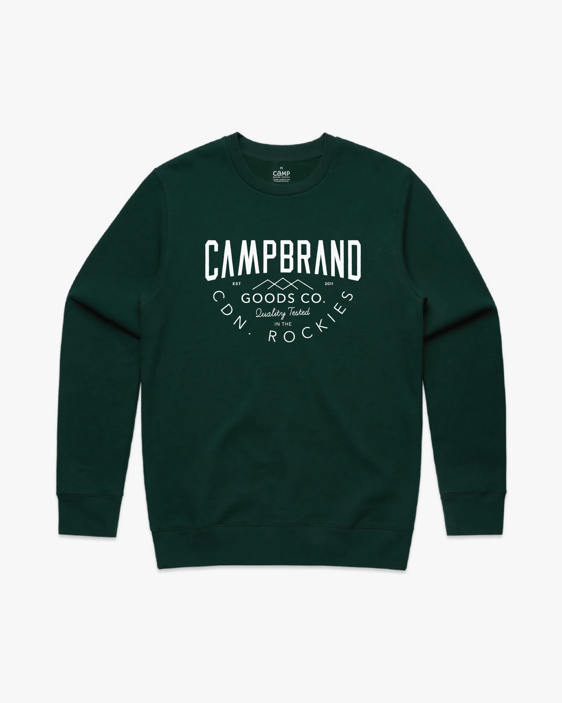 Tried & True Classic Crew - Pine Green sold by Camp Brand Goods