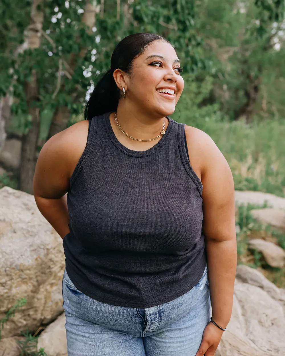 Ribbed Tank Top sold by Camp Brand Goods product image thumbnail 2