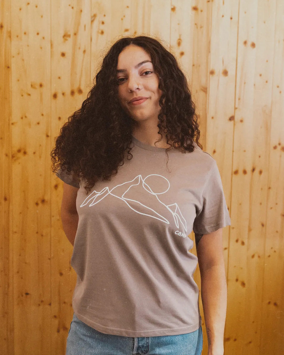 Perfect Line W Classic Tee - Mushroom sold by Camp Brand Goods product image thumbnail 2