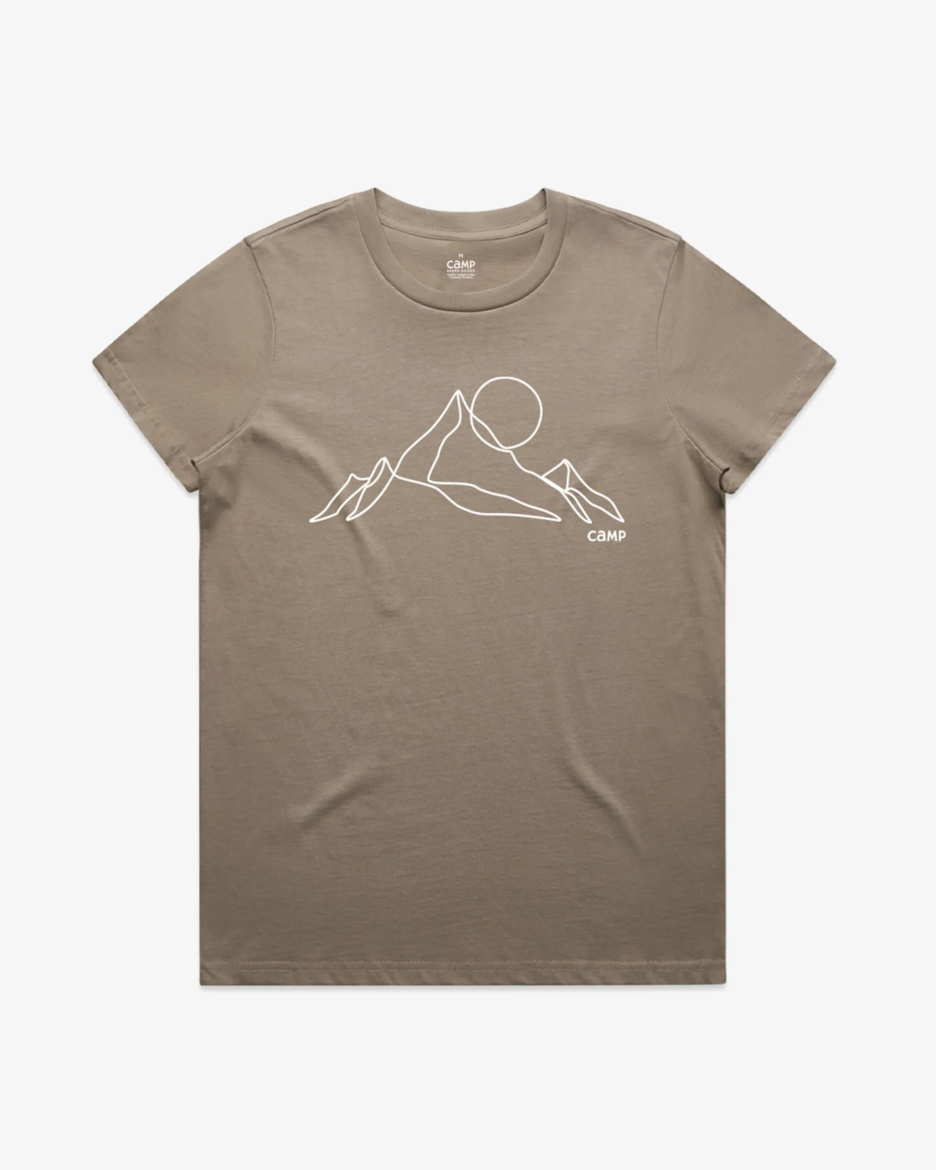 Perfect Line W Classic Tee - Mushroom sold by Camp Brand Goods