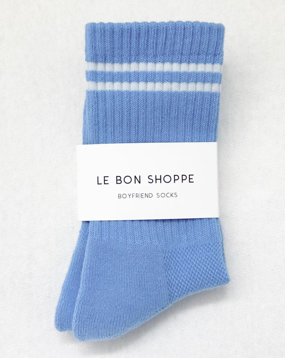 Boyfriend Socks French Blue sold by Camp Brand Goods product image thumbnail 2