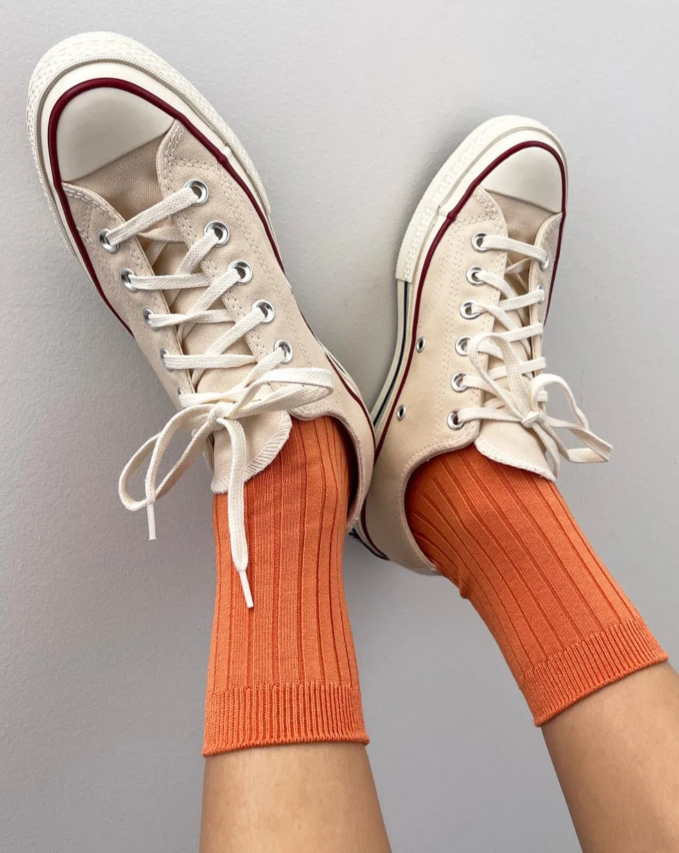 Her Socks Tangerine sold by Camp Brand Goods product image thumbnail 3