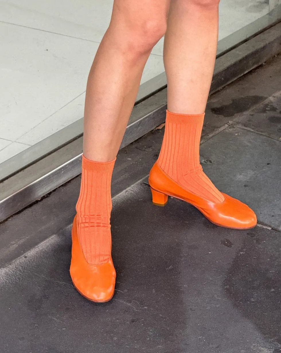 Her Socks Tangerine sold by Camp Brand Goods product image thumbnail 2