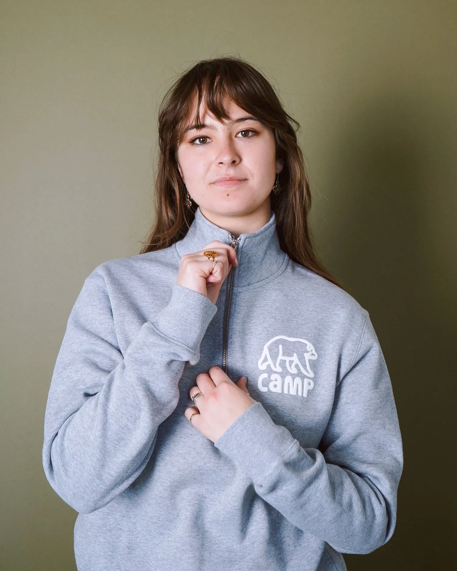 Griz 1/4 Zip sold by Camp Brand Goods product image thumbnail 3