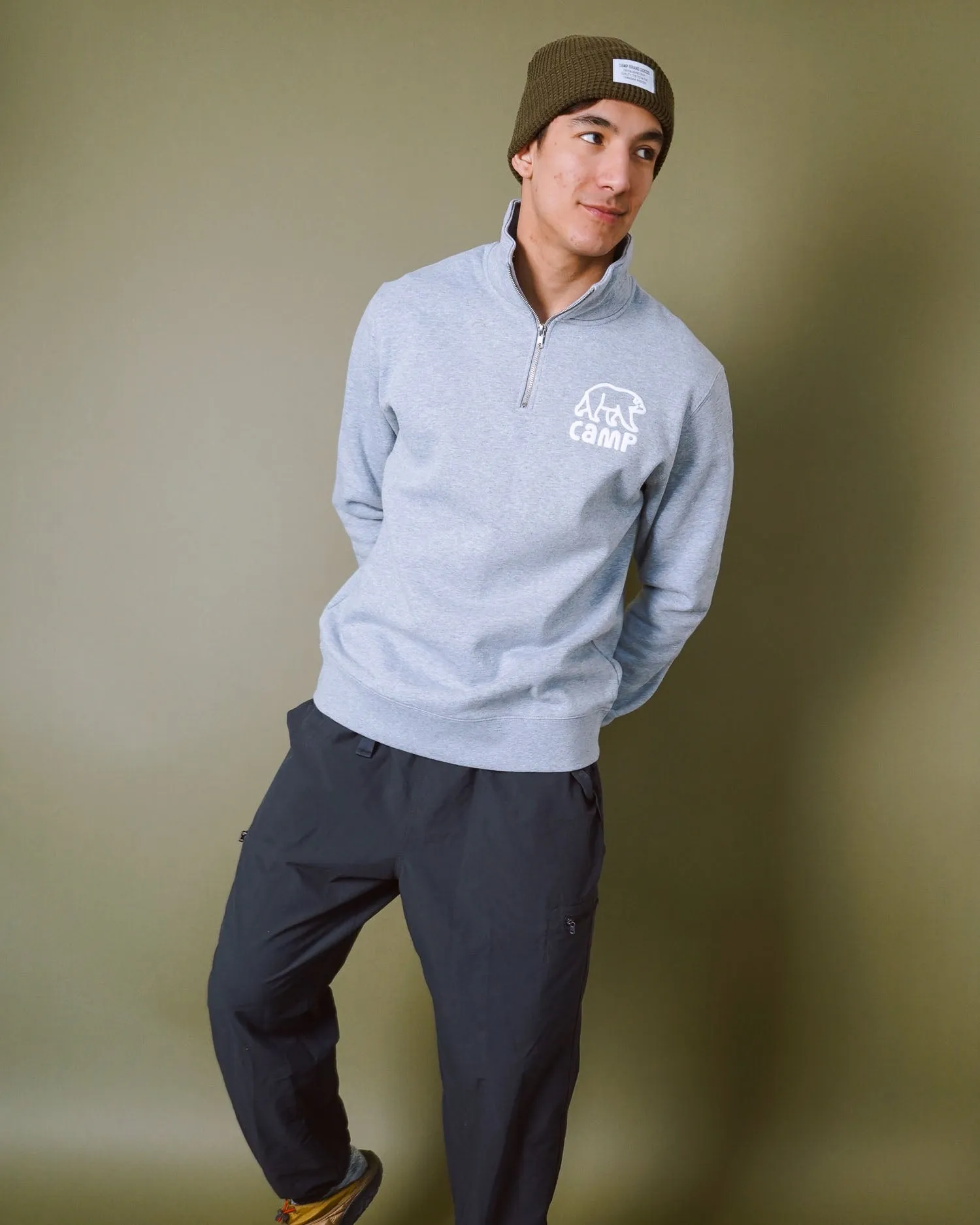 Griz 1/4 Zip sold by Camp Brand Goods