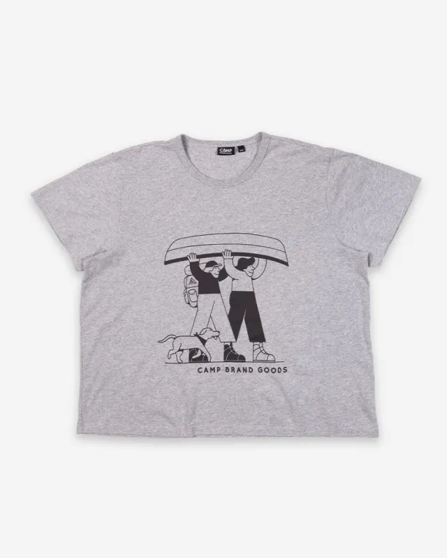 Doggy Paddle Boxy T-Shirt sold by Camp Brand Goods